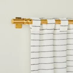 Blanket Stitch Curtain Panel Dark Gray/Cream - Hearth & Hand™ With Magnolia -Default Template 1 GUEST ece4abbc 9ca7 4c04 a6cf 69f1ec5d040c