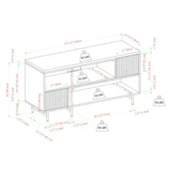 Modern Reeded Door Extendable TV Stand For TVs Up To 50" - Saracina Home 23 Modern Reeded Door Extendable TV Stand For TVs Up To 50" - Saracina Home -Default Template 1 GUEST ed00bd4f d172 4e6a 8f8e 03cd201c95f3
