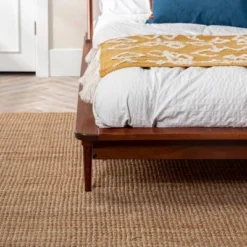 Boho Solid Wood Spindle Platform Bed - Saracina Home -Decor Home GUEST eddd6fd7 e683 4a43 ab14 7eb5a52e69b7