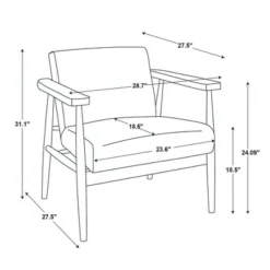 Upholstered Natural Wood Accent Chair - Hearth & Hand™ With Magnolia -Default Template 1 GUEST efd29593 c505 45ce 8b88 af9ffc1f09ea