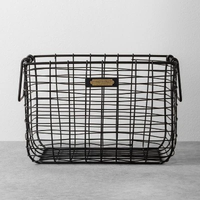 Wire Storage Basket Black - Hearth & Hand With Magnolia 5 Wire Storage Basket Black - Hearth & Hand With Magnolia - Image 5