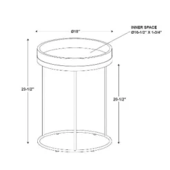 Wood & Steel Accent Side Table - Natural/Black - Hearth & Hand™ With Magnolia -Default Template 1 GUEST f1970950 e325 494c 9c80 57b3608cf0fd