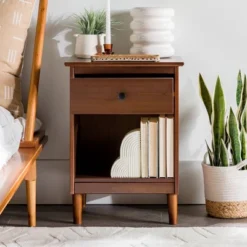 Stiva Classic Mid-Century Modern 1 Drawer Nightstand - Saracina Home 28 Stiva Classic Mid-Century Modern 1 Drawer Nightstand - Saracina Home -Default Template 1 GUEST f1f5300e 5364 40db 96ef 77bca274ed96