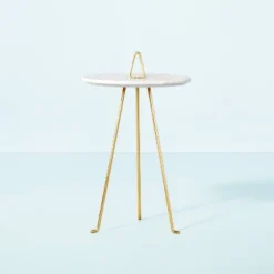 Marble Top Accent Table - Hearth & Hand™ With Magnolia -Decor Home GUEST f249a0c8 c4c2 47cf 9f9f 2edabb0fa2ab