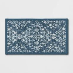 Vintage Print Comfort Rug Blue - Threshold™ -Default Template 1 GUEST f437994b 06fa 4df6 84f2 e90cb16dba7b