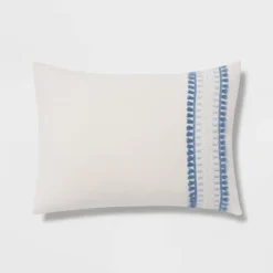 12pc Embroidered Fringe Stripe With Tassels Comforter & Sheet Bedding Set - Threshold™ -Default Template 1 GUEST f444f6d2 0d0a 4207 b98a 71b4b6861496