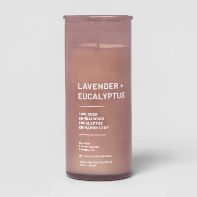 Glass Jar Lavender And Eucalyptus Candle - Threshold™ 2 Glass Jar Lavender And Eucalyptus Candle - Threshold™ - Image 2