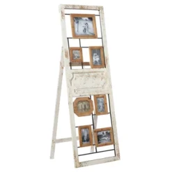 Wood 6 Slot Wall Photo Frame With Floor Stand Brown - Olivia & May -Default Template 1 GUEST f634fa3f 96be 44c8 a20c bcc2e7134bd0