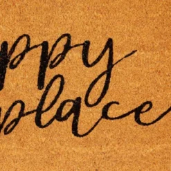 Juvale Natural Coco Coir Large Door Mat, Happy Place Long Outdoor Rug, 17 X 60 In -Default Template 1 GUEST f70d36c2 44b1 4d7a 93a3 bda25a05f50b