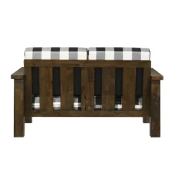 Jovie Gingham Rustic Loveseat - HOMES: Inside + Out -Default Template 1 GUEST f773bcaf 574a 4e27 96b6 3bc9f78da4e4