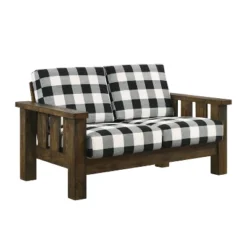 Jovie Gingham Rustic Loveseat - HOMES: Inside + Out -Default Template 1 GUEST f87e61c3 1921 4258 978a 97d7b894f3c6