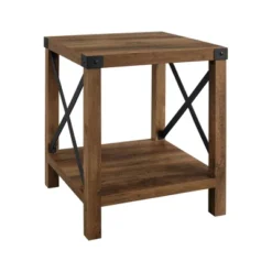 Sophie Rustic Industrial X Frame Side Table - Saracina Home -Default Template 1 GUEST f915e628 130c 4cb9 b6c1 9e1deeb835fb