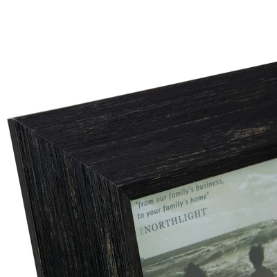 Northlight 10" Distressed Finish Black Picture Frame With Easel Back For 5" X 7" Photos 4 Northlight 10" Distressed Finish Black Picture Frame With Easel Back For 5" X 7" Photos - Image 4