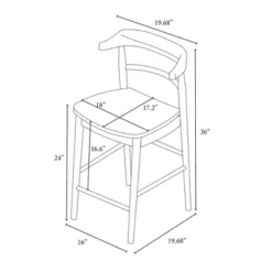 Kaysville Curved Back Wood Counter Height Barstool - Threshold™ Designed With Studio McGee 15 Kaysville Curved Back Wood Counter Height Barstool - Threshold™ Designed With Studio McGee -Default Template 1 GUEST fd10f3f7 c840 492c 99c3 22fe1ea36f2d